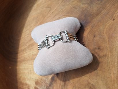 CELINE -Céline
Rhodium-plated brass bracelet...