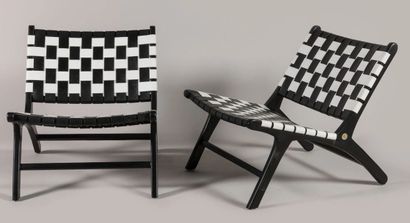 Olivier DE SCHRIJVER (1958)
Pair of 