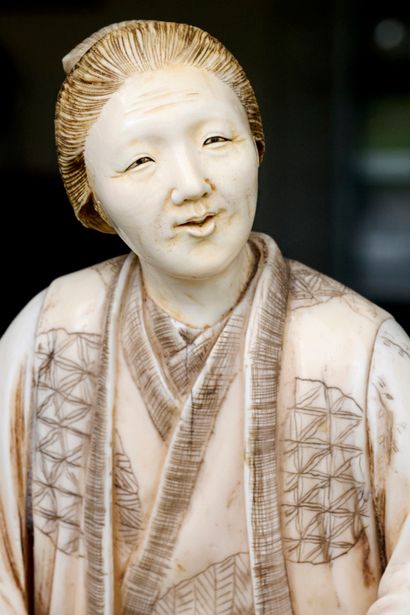 Japan- late Meiji period
Okimono representing...