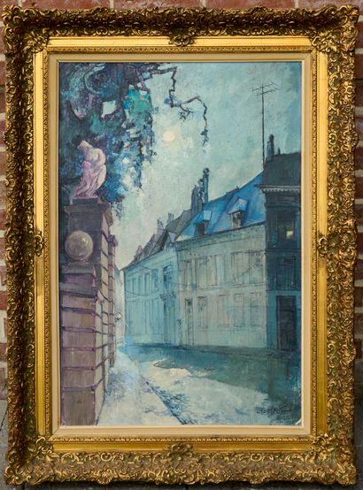 Victor PETRE (1911-1976)
View of Brussels....