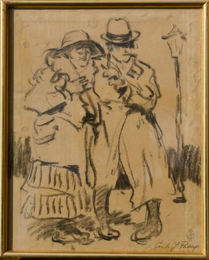 Emile Joseph PATOUX (1893-1985)
Couple strolling...