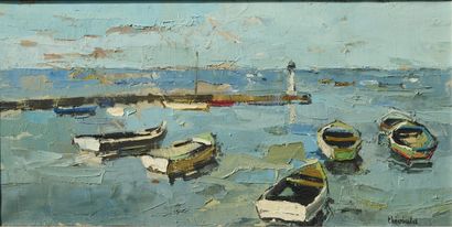 Renée THÉOBALD (1926- 2014)
View of port...