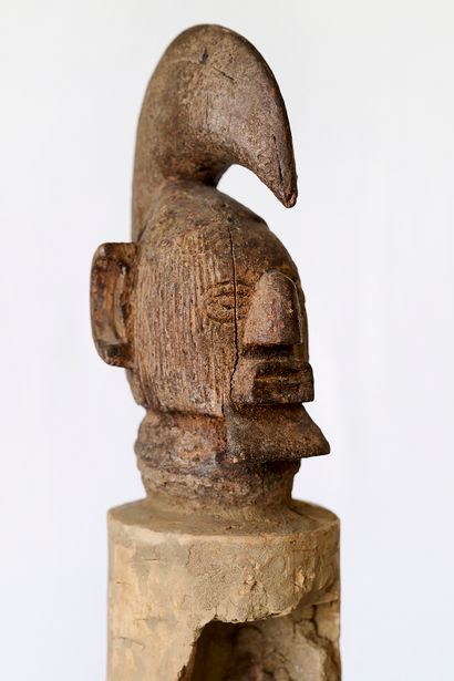 CONGO, Téké ethnic group.
Fetish with hollowed-out...
