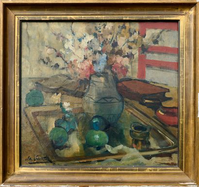 Léon DE SMET (1881-1966)
Nature morte au...
