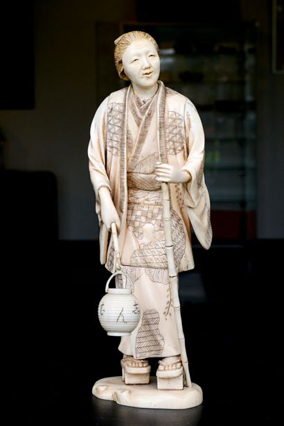 Japan- late Meiji period
Okimono representing...