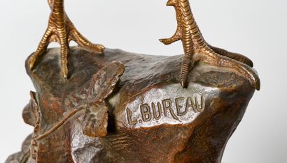 Léon BUREAU (1866-1906)
Faisan. Grand bronze...