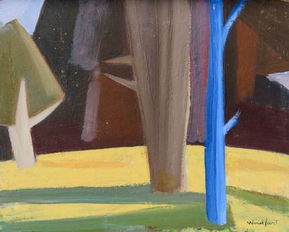 Marius WOULFART (1905-1991)
L'arbre bleu...