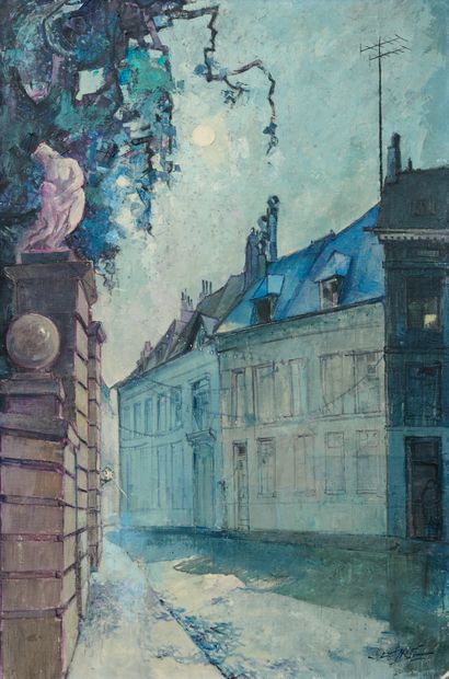 Victor PETRE (1911-1976)
View of Brussels....