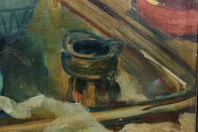 Léon DE SMET (1881-1966)
Nature morte au...