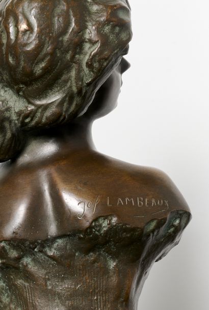 Jef LAMBEAUX (1852 - 1908)
Buste de jeune...