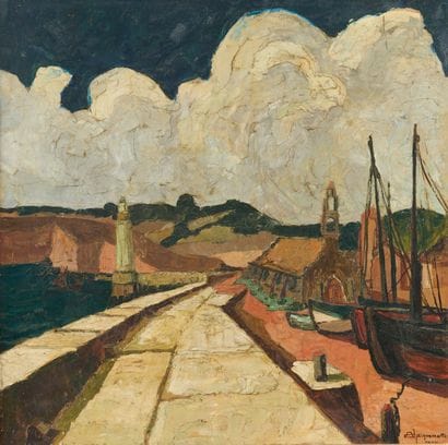 Albert JACQUEMOTTE (1894-1978)
Vue d'une...
