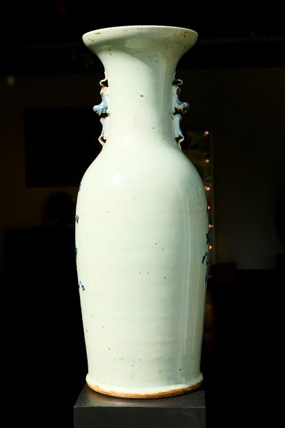 China 19th century
Large baluster vase decorated...