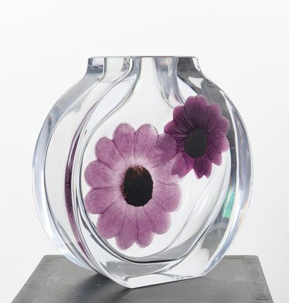 Daum France
Pied de lampe ou vase et bouteille...