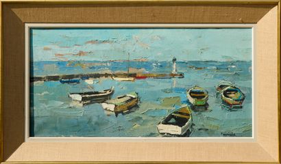Renée THÉOBALD (1926- 2014)
View of port...