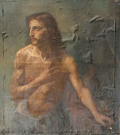 Ecole Romantique, XIXe
Le christ sortant...