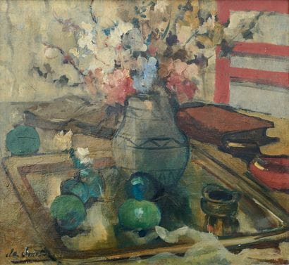 Léon DE SMET (1881-1966)
Nature morte au...