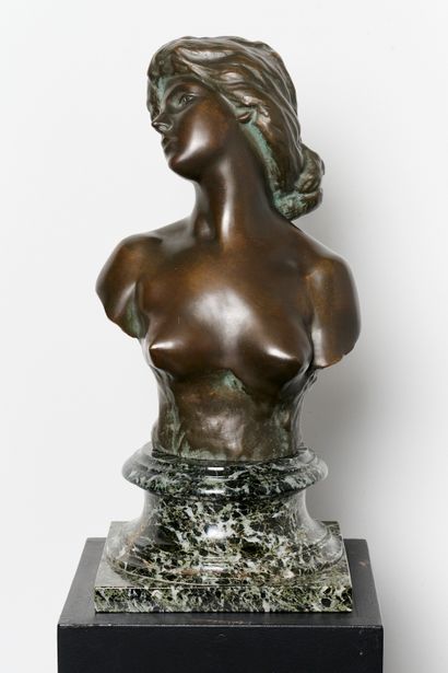 Jef LAMBEAUX (1852 - 1908)
Buste de jeune...