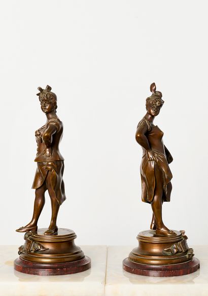 Antoine NELSON (1849-1910)
En Carnaval. Pair...