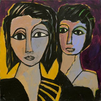 Jacques BOVY (1936-2024)
Duo portrait in...