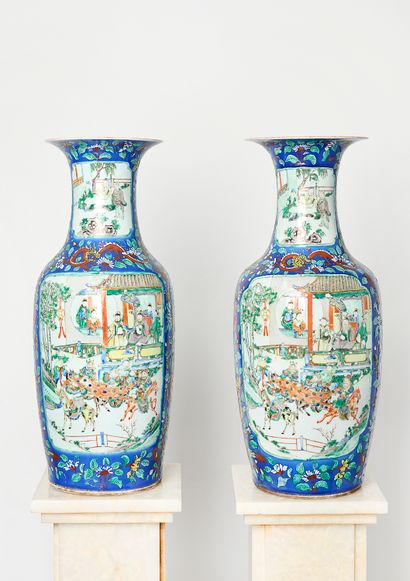 China QING era, 19th century
Pair or faux-pair...