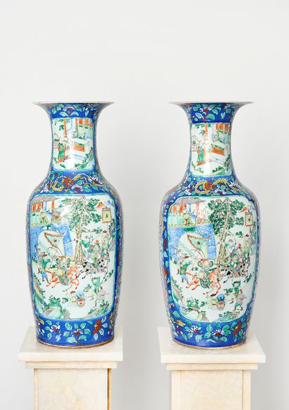 China QING era, 19th century
Pair or faux-pair...