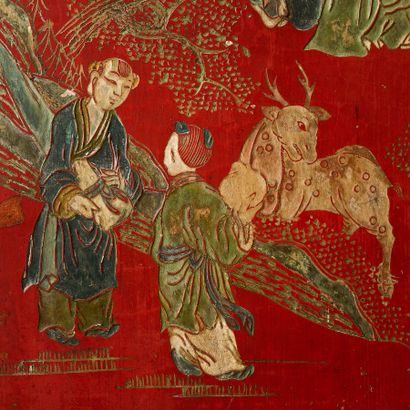 China , QING era
Important double-sided ten-panel...
