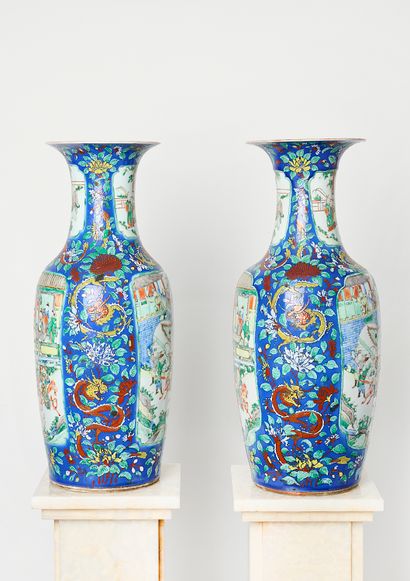 China QING era, 19th century
Pair or faux-pair...