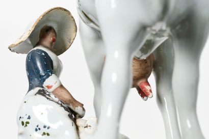 Delft 18th century
Pair of milking cows in...