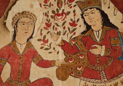 Hajji ABDULLAH (XIXth) - Iran- Qajar art-...