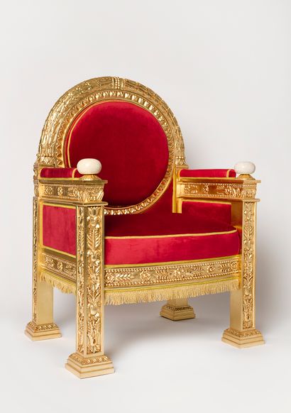 Napoleon I throne after JACOB-DESMALTER
After...