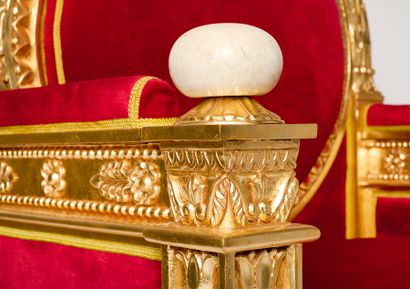 Napoleon I throne after JACOB-DESMALTER
After...