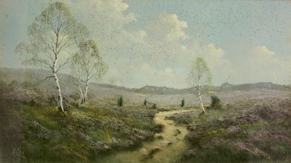 Garstin COX (1892-1933)
Landscape with birch...