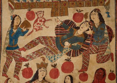 Hajji ABDULLAH (XIXth) - Iran- Qajar art-...