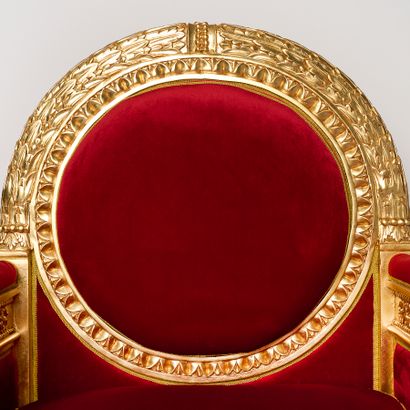 Napoleon I throne after JACOB-DESMALTER
After...