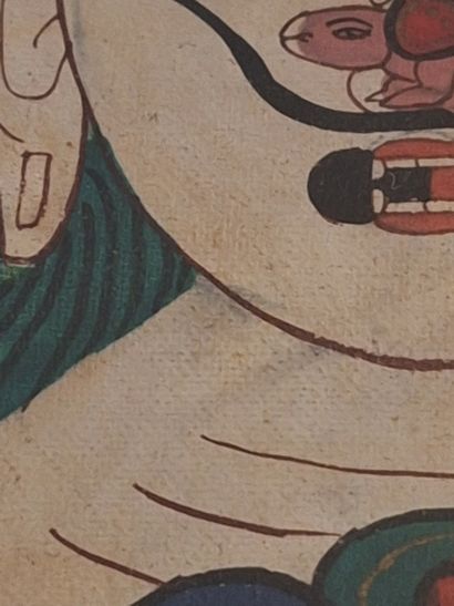 China - Tibet - Nepal
Thangka of the 7 Chakras....