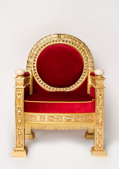 Napoleon I throne after JACOB-DESMALTER
After...