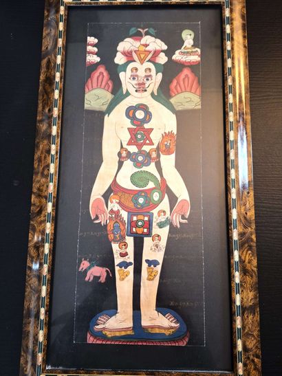 China - Tibet - Nepal
Thangka of the 7 Chakras....
