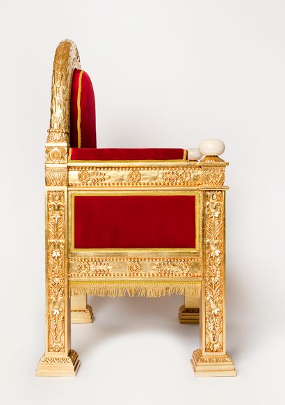 Napoleon I throne after JACOB-DESMALTER
After...