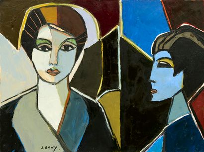 Jacques BOVY (1936-2024)
Portrait of a duet...
