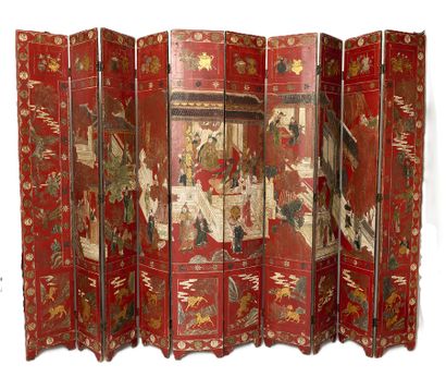 China , QING era
Important double-sided ten-panel...