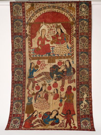 Hajji ABDULLAH (XIXth) - Iran- Qajar art-...
