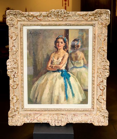 Jean COLIN (1881-1961)
Ballerina with blue...