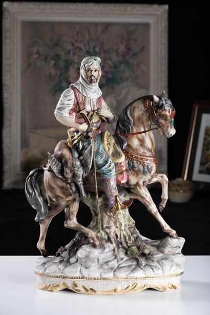 Italy 20th century
Sculpture of an Arab rider,...