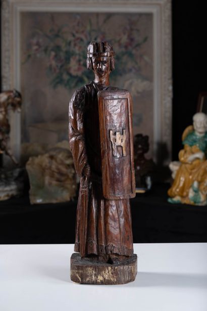 Vernacular art
Historicist oak statue, 19th...
