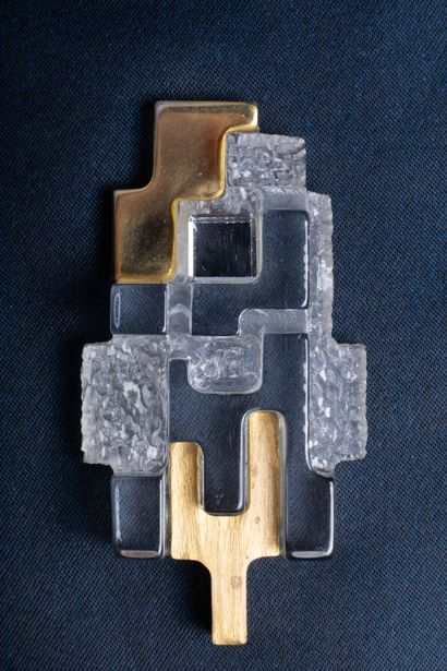 Modernist school
Abstract pendant. Plexiglas...