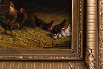 Cornelis VAN LEEMPUTTEN (1841-1902)
Farmyard....