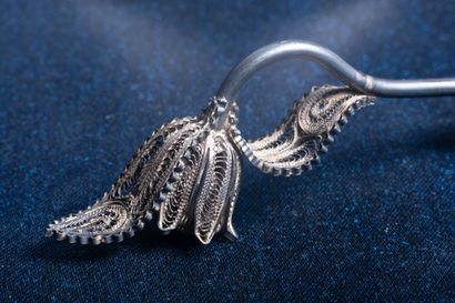 China or asia
Filigree pipe pot.L. 11.7 ...