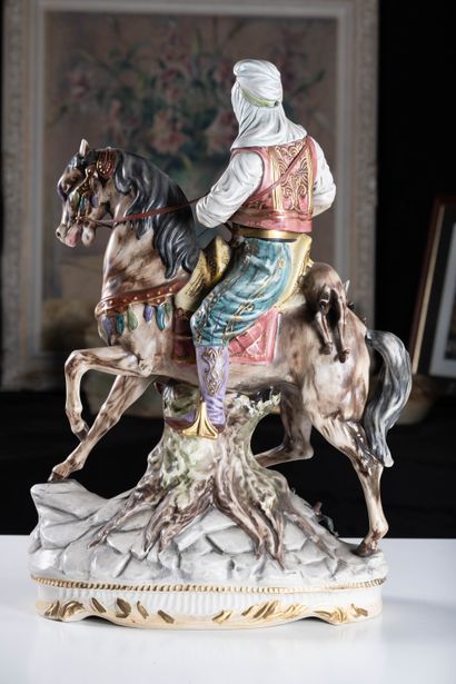 Italy 20th century
Sculpture of an Arab rider,...