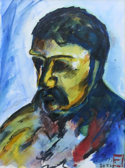 Jacques PERIN (1936)
L'homme à la moustache....