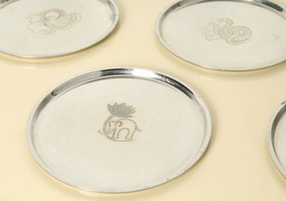 Just ANDERSEN (1884-1943)
12 pose-verre (soubock)...